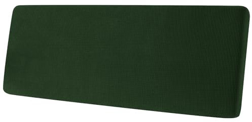 Sofa Sitzkissenbezug, Sofa Sitzkissenbezug Stretch, Elastischer Kissenbezüge, Husse Überzug Bezug Für Sofa Sitzkissen, rutschfest Stoff Tartan (Olivgrün,Großer 3-Sitzer)