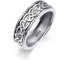 Keltischer Knoten Ring Sterling Silber Hochzeit Ringe für Herren Keltische Ringe Keltischer Schmuck Geschenke für Herren Ring Größe 54.4