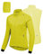 33,000ft Women's Cycling Jacket Waterproof Breathable Running Jacket Women High Visibility Reflective Cycling Vest with Removable Sleeves Green XL