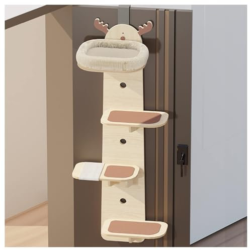 ZYJIX Cat Climber Door Hanging Cat Tower - Multi-Level Condo Tree | The Ultimate Indoor Home Cloud Shelf Board For Cats(Size:B,Color:150cm)