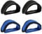 JRYXDS Fahrradpedalriemen Pedal, 4 Stück Fahrrad Pedal Straps Pedalriemen Fahrrad Pedal Toe Clip Straps für Fußpedalriemen Zehenclips Riemen Band, Schwarz und Blau