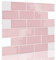 Neukids 15-Sheet 3D Self Adhesive Wall Tiles,Pink Tile Stickers,Peel and Stick Wall Panels,Stick on Tiles for Fireplace Surround Splashback,Bathroom Kitchen Decorations for Walls(13×30cm)