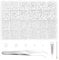 NACHLYNN 35700 Pcs Resin Rhinestones Kits White Flatback Round Jelly Rhinestones with Tweezers Pen 2-6mm Bedazzling Non Hotfix Crystal Gems for Nail DIY Crafts Face Tumblers Mugs Clothing