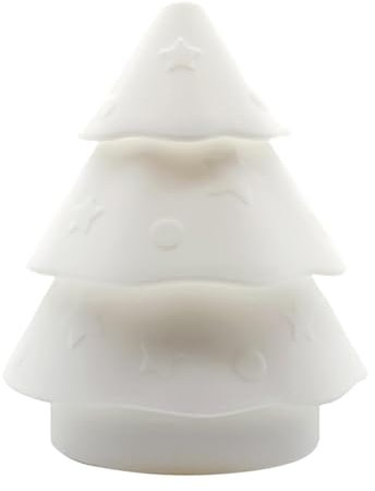 Christmas Tree Night Light | Silicone Bedside Table Lamp - Cartoon Lighted Tree Lamp, USB-Charging Novelty Tree Lamp with 7 Colors, Touch Control for Kids Adults