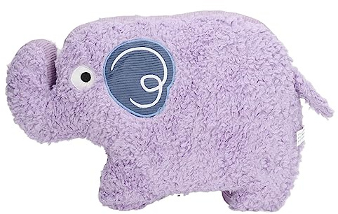 CHEOTIME 17,7 Zoll großes ausgestopftes Elefantenkissen, weiches, hautfreundliches Plüsch-Riesen-Lila-Elefant-Kuscheltier für Geburtstag, Weihnachten, Valentinstag,