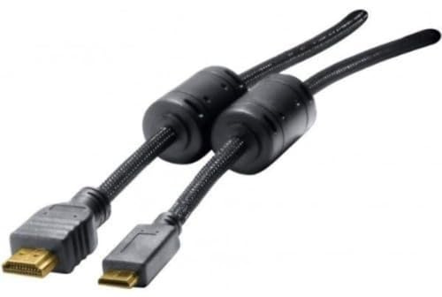 Connect 3 m High Speed Mini HDMI Cord - Black