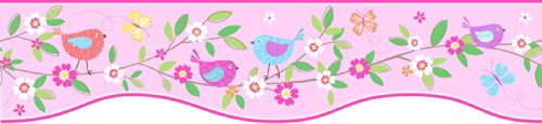 Fun4walls Bird Houses Self Adhesive Border