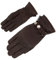 Orina Classic II Elegante, leicht Gefütterte Lederhandschuhe, Dunkelbraun, Größe 12, 2768