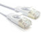 kenable FLAT CAT6A S/STP Shielded 500MHz Ethernet LAN Cable RJ45 15m White
