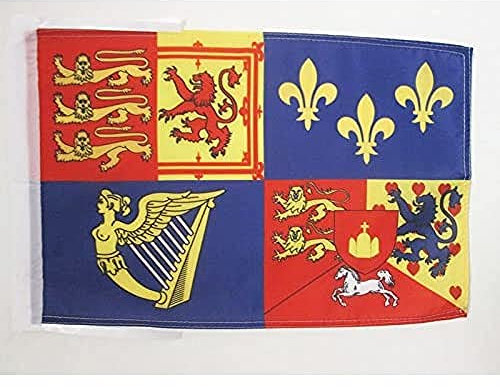 AZ FLAG - Flagge Das Königliche Vereinigte Königreich 1714-1801 Haus Von Hannover - 45x30 cm Mit Kordel - Britische Fahne 30 x 45 Cm - Flaggen