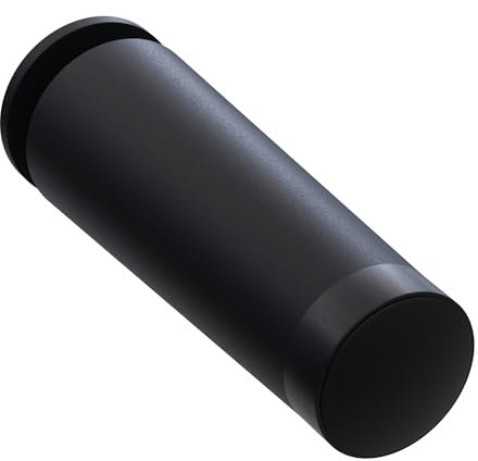DIWARO® Rolladenstopper | Länge 60 mm | Farben beige, grau, hellbraun, hellgrau, schwarz oder weiß | mit Verschlusskappe und Schraube | Material Kunststoff | für Endleiste, Endschiene (schwarz)