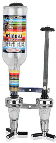 Sumchimamzuk Getränkeportionierer Bar Butler Flaschenhalter 2 Fach Wandmontage