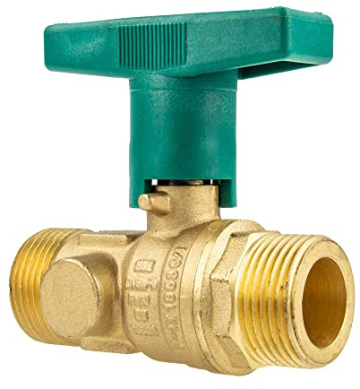 UNIWATER Trinkwasser-Kugelhahn mit ISO-T-Griff beids. Außengewinde G 1 1/2 Zoll (DN 32) Typ 1443