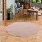 Snapstyle Sisal Natur Teppich Astra Kies Rund in 7 Größen