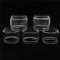 Denghui-ec, 5 STÜCKE Ersatzglasbehälter für UWELL Crown IV Zerstäuber 6 ml Fett Version / 4 ml Gerade Version, Frei von Tabak und Nikotin (Bundle : 5pcs, Color : Crown IV 6ml)
