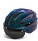 Jia Hu 1 x magnetische Schutzbrille, Reithelm, Mountainbike-Helm, verstellbar, mit Dachbrille.