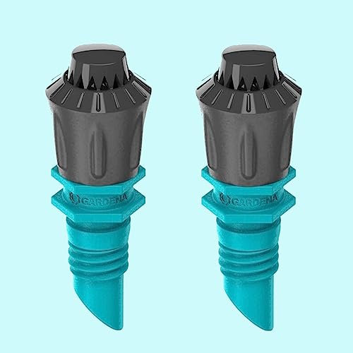 Bewässerung 2X Gardena Sprühdüse 360° Zubehör für das Micro-Drip-System 4,6 mm (3/16) Schlauch Adapter (2X Sprühdüse 360°)