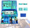 LXX Physik Experimentierkasten Elektronik Baukasten für Kinder Physik Elektrizität und Magnetismus Experimente Schülerlabor Magnet Experimente