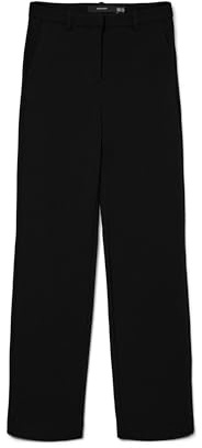 Vero Moda Femme Vmzamira Mr Slim Straight Pant Ga Noos jeans, Noir, S / 34L EU