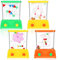 4 Stücke Handheld Wasser Spiel Arcade Wasser Ring Wassertische für Strand Spielzeug Party Gefallen Fischringe Fun Game für Verschiedene Alter Basketball, ohne Wasser (Klassischer Stil)