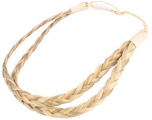 BOBIYA Fascia per capelli intrecciati a tre fili per donne e ragazze (toast burrato)