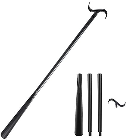 Anziehhilfen-Stock für Senioren Schwangere Lang Schuhlöffel Multifunktionale Assistiertes Anziehen Hilfestellung Ziehen Sie Ihre Socken aus Entkleiden