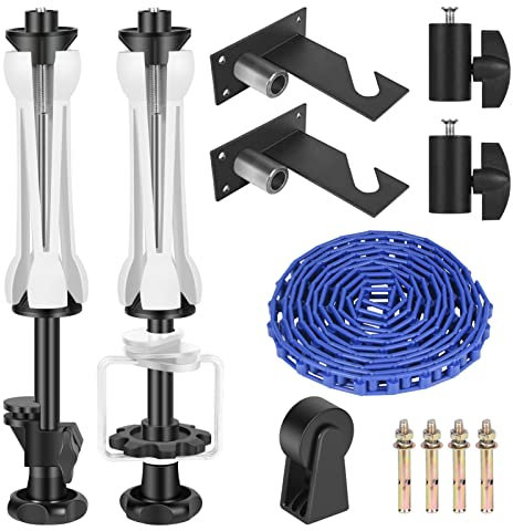 EMART Fotografie Hintergrund Wandhalterung Einzelrolle Stützsystem Manuelles Foto Hintergrund Roller System Wand Deckenhalterung für Studio Live Streaming