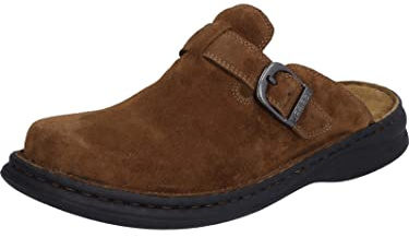 Josef Seibel Herren Clogs Madrid, Männer Slipper,Weite G (Normal),Schlupfschuhe,schluepfschuhe,Slides,Slip-ons,Braun (Castagne),49 EU