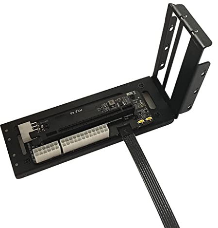 JMT R43SG GEN4 M.2 M-Key vers PCIE X16 4.0 Support de carte graphique externe compatible avec NVME SSD NUC Host Expansion Card Graphics Dock (50 cm)