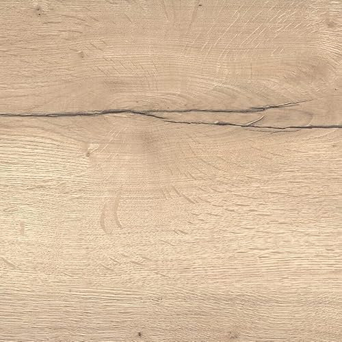 Dekorspanplatte Halifax Eiche rustikal natur als Tischplatte, Schreibtischplatte, Laden- und Möbelbau, 50x50 cm, Stärke: 38 mm