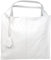 Chicca Borse Borsa a Spalla Donna in Pelle Made in italy 40x36x10 Cm (Bianco)