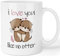 Otter Tasse mit Spruch I love you like no otter - Geschenk für Paare, Freundin, Ehefrau - liebevolle Tier Partnertasse - beidseitig bedruckt Farbe: Weiß