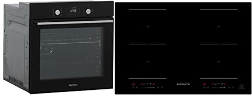 Backofen autark Induktion Kochfeld 77 cm 2 Flexzonen Silder Steuerung Respekta