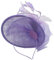 Topkids Accessories Fascinator fascinator cappello cappello fascia Hatinator Ascot Fascinator cappelli da sposa fascinator fascinator per donne, signore, ragazze su Aliceband, Lilla, taglia unica-M