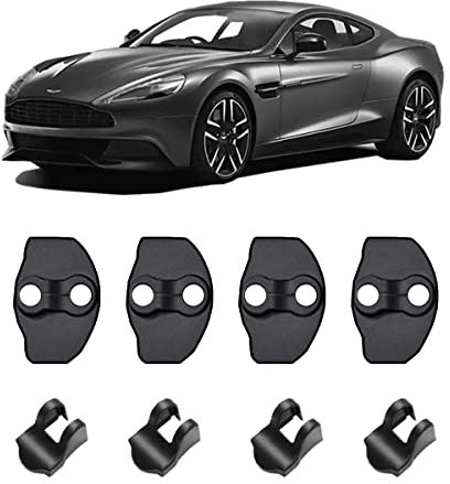 JNNJ 4 Stück Auto Türschlossabdeckung, Türschlossabdeckung für das Model 3, Auto Türschloss Abdeckung für Model Y Model X, Türschlossabdeckung Automotive Zubehör