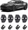 JNNJ 4 Stück Auto Türschlossabdeckung, Türschlossabdeckung für das Model 3, Auto Türschloss Abdeckung für Model Y Model X, Türschlossabdeckung Automotive Zubehör