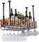 Weinregale Home/Bar Retro Wandmontage Industrie Metall Holz Hängende Gläser & Flaschenhalter Weinregal Ausstellungsstand für Barschrank Küche Organizer Wohnkultur