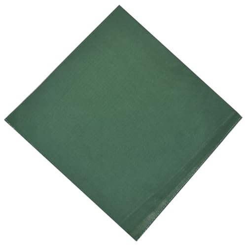 Bandana Halstuch Biker Nikki Tuch Schal Kopftuch Baumwolle Mundschutz Piratentuch (Dunkelgrün)