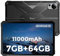 FOSSiBOT DT1 Lite Outdoor Tablet Android 13, 4GB RAM + 64GB ROM, 10.4 Zoll FHD+ 2K IPS, 11000mAh Akku Robustes Tablet PC, IP68/IP69K Wasserdicht, 13MP PDAF Kamera/Vier Lautsprecher (Grau)