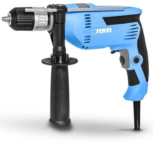 Fervi TRAPANO A PERCUSSIONE 600W 230V 2 MODALITÀ: FORATURA / FORATURA CON PERCUSSIONE