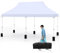 COSTWAY Carpa Plegable 3x6m, Pergolas de Jardin Pop UP, Protección UV 50+ Impermeable, Bolsa de Transporte, Cenadores Pabellón Jardin Exteriores, 6 Sacos de Arena (Blanco)
