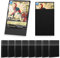 YSWOVUO 400 Pezzi Bustine Carte 66 x 91mm, Perfect Size Card Sleeves, Buste Proteggi Compatibile Con Pokemon Yugioh Fotocard Sportive Da Collezione, Bustine Protettive Magic, Nero