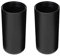 Generic Ersatz-Mikrofon-Batterieabdeckung für SLX2/SM58 Handsender Shure SLX2/SM58, Schwarz, 2 Stück