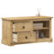 THOYTOUI TV-Schrank, Fernsehschrank Multimedia Schrank Vitrinenschrank TV unterschrank Geeignet für Schlafzimmer Büro Wohnbereich Hotel 100x40x52 cm Massivholz Kiefer