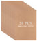 CYEER Lot de 20 panneaux MDF de 400 x 300 mm d'épaisseur - 2 mm d'épaisseur - Feuilles vierges en MDF pour peinture, modélisme, gravure, chantournage