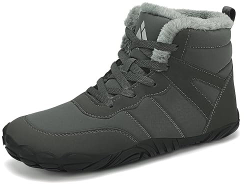Mishansha Chaussures d'hiver Pieds Nus Homme Femme Barefoot Bottes de Neige Doublure Chaude Légère Trail Running GR.42