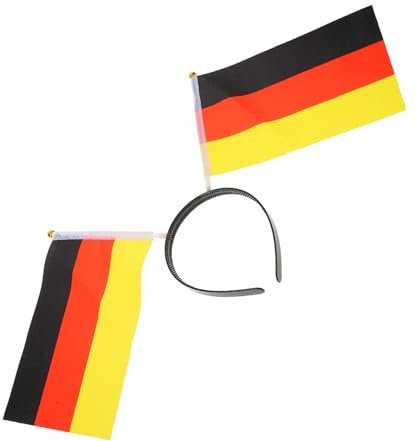 VANZACK Deutsches Flaggen Stirnband Haarband Mit Flaggenmotiv Für Fussballfans Fanartikel Partyzubehör