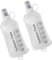WILDREEDS 250ml Soft Flask, TPU Collapsible Soft Water Bottle for Hydration Pack, Running Vest, Folding Water Bottle for Hiking Cycling Climbing-2Pcs, White