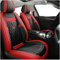 DENGFU Sitzbezüge Auto Autositzbezüge Universal Set für Toyota Supra Alphard Vellfire 86 HIACE iQ Spade Verso-S Auris Matrix FCV-R Auto Zubehör,schwarz rot