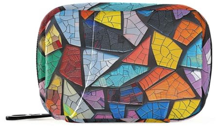 Pilulier en verre avec compartiments amovibles